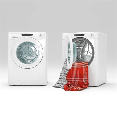 washing machine stainless 3D | CGTrader