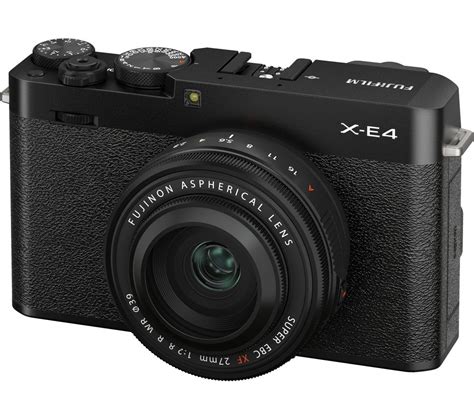 Buy FUJIFILM X-E4 Mirrorless Camera with FUJINON XF 27 mm f/2.8 R WR Lens - Black | Free ...