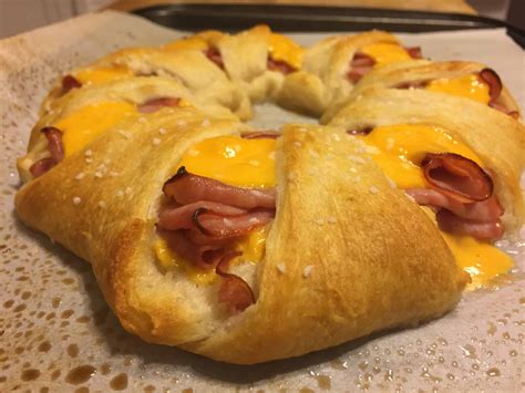 Ham and Cheese Crescent Ring - Feast for a Fraction