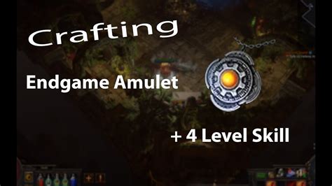 Crafting Endgame Amulet- Craft tool for Poe - YouTube