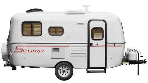 Scamp 16 Fiberglass Lightweight Travel Trailer Camper with Bathroom, AC, Dinette Options- Scamp ...