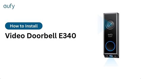 How to Install eufy Video Doorbell E340 - YouTube