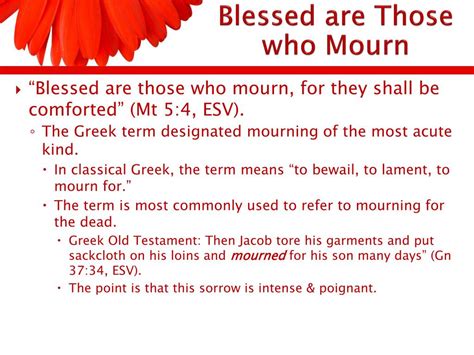 PPT - Blessed are Those who Mourn PowerPoint Presentation, free download - ID:1462998