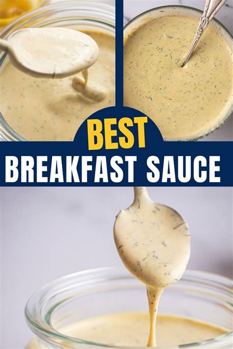 the best breakfast sauce in a glass jar