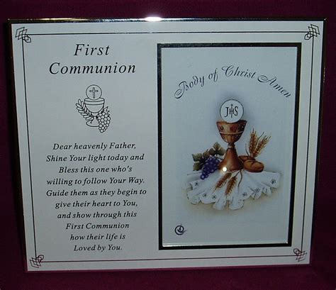 PLC23: First Communion Photo Frame | Southern Cross Church Supplies