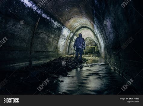 Sewer Tunnel Worker Image & Photo (Free Trial) | Bigstock