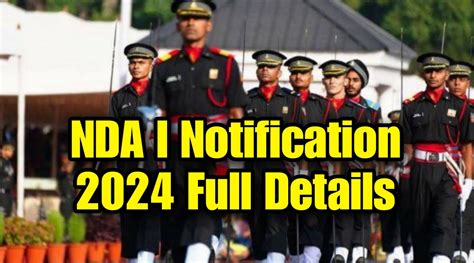 UPSC NDA I 2024 Notification Full Details - UFJUS.COM