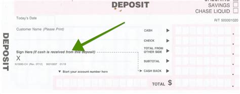 Printable Wells Fargo Deposit Slip