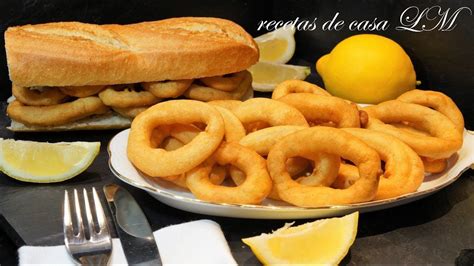 CALAMARES A LA ROMANA RECETA FÁCIL - YouTube | Calamares a la romana ...