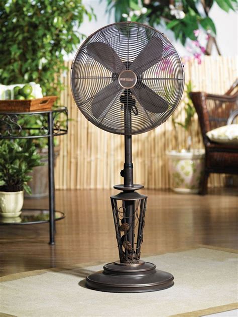 Pedestal Fan In Retro Style | Outdoor fan, Outdoor standing fans, Patio fan