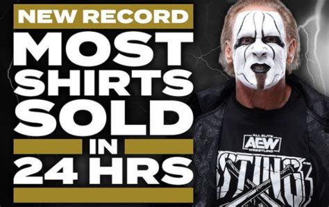 Sting's AEW T-Shirt Becomes The Fastest-Seller In PWT History