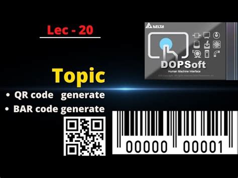 QR code generate in hmi | bar code print in hmi | qr bar code use in hmi | qr code print in hmi ...