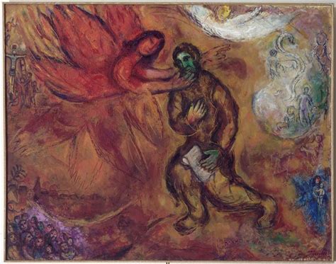 Prophet Isaiah - Chagall Marc - WikiArt.org