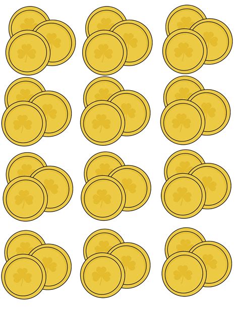 Printable Gold Coins - Printable Word Searches