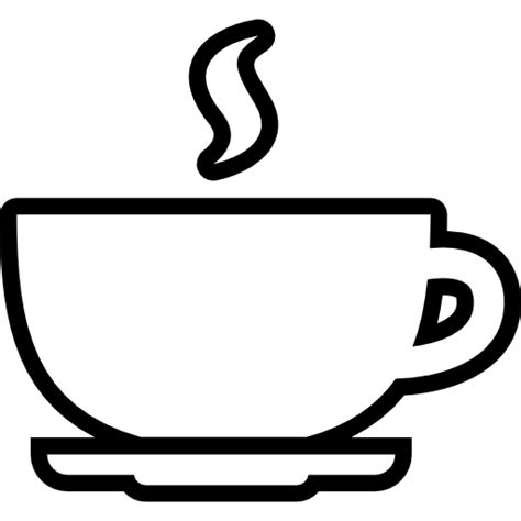 Coffee cup outline icon