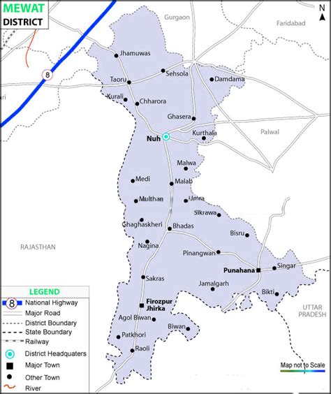 Rail-Map-india: Mewat railways map