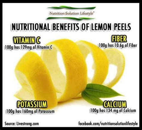 Benefits of Lemon Peel | ENCYCLOPEDIA OF FOOD FOR HEALTH AND WELL-BEING