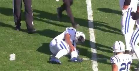 Colts' Jacoby Brissett Goes Down With An Apparent Knee Injury (VIDEO)