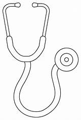 Stethoscope coloring page  ColouringPages sketch template