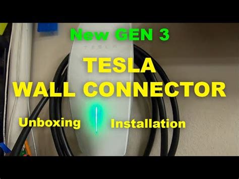 Tesla Wall Charger Gen 3 Installation Manual