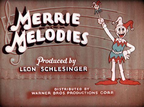 More Musical Changes For Merrie Melodies 1934-35