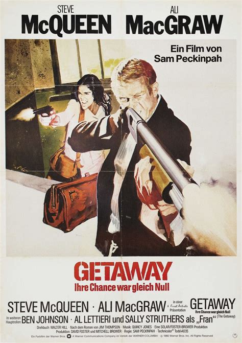 The Getaway (1972) | Steve mcqueen movies, Best movie posters, Movie posters