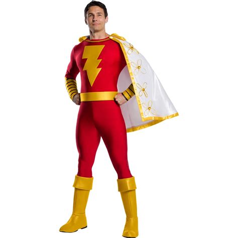 Halloween Shazam Deluxe Adult Costume - Walmart.com