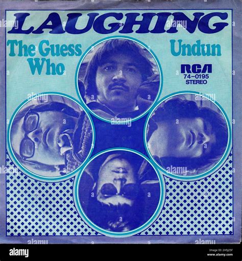 Vintage single record cover - Guess Who, The - Laughing - D - 1969 Stock Photo - Alamy