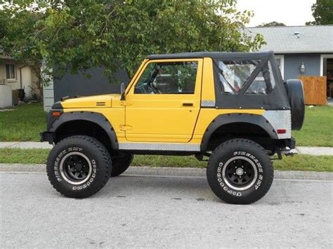 Purchase used 1988 Suzuki Samurai 4x4 lifted on 33's SPOA in Port ...