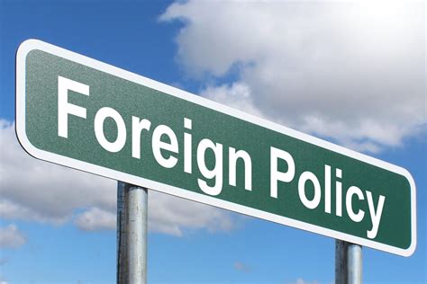 Foreign Policy - Free of Charge Creative Commons Green Highway sign image