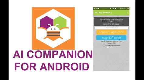 MIT App Inventor - AI2 Companion for Android - YouTube