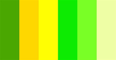 Retro Yellow & Green Color Scheme » Bright » SchemeColor.com