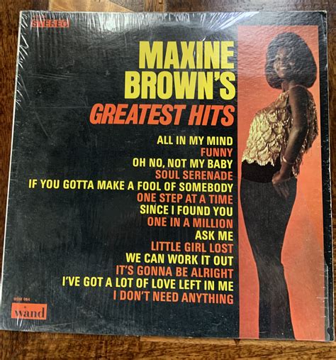 Maxine Brown ~~ Greatest Hits - Soulbase Records