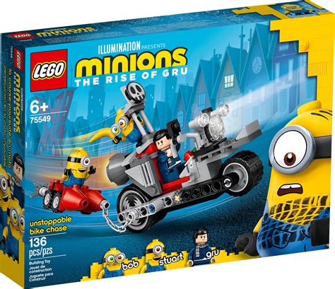 LEGO® Minions The Rise of Gru 75549 Unaufhaltsame Motorrad-Jagd mit ...