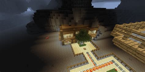 cave house Minecraft Project