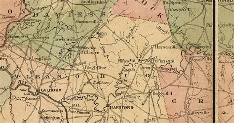 Maps of Ohio County, KY: 1863 Railroad Map