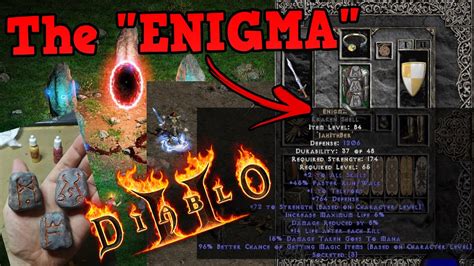 Best Place to Find THE ENIGMA in Diablo 2 Resurrected / D2R - YouTube