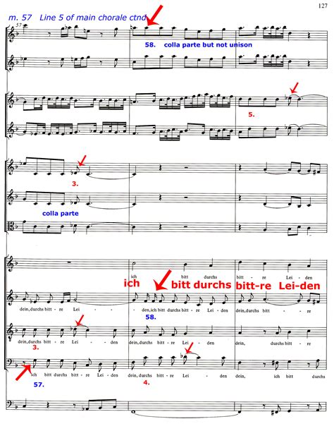 Cantata BWV 127 - Examples from the Score - Mvt. 1 - Part 5