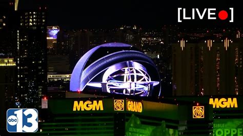 LIVE: Sphere lights up Vegas Strip ahead of Friday night opening