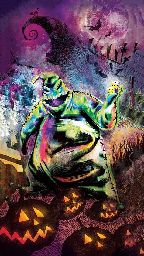 Oogie Boogie Background Explore more Chain, Hallow… in 2022 | Nightmare ...