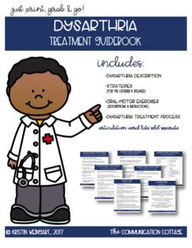 Dysarthria Treatment Guidebook by Communication Cottage | TPT