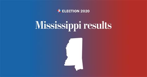 Mississippi 2020 live election results | The Washington Post