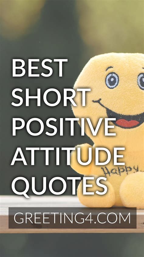 55 Short Positive Attitude Quotes in 2020 | Positive attitude quotes, Positive attitude, Positivity