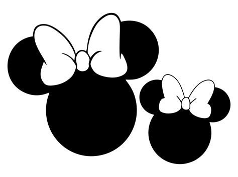 Minnie Mouse Silhouette Tattoo