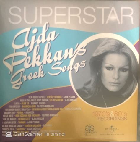 Süperstar Ajda Pekkan Greek Songs LP Plak Satın Al