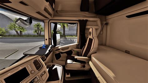 SCANIA NEXT GEN BEIGE-BROWN INTERIOR 1.39 - ETS 2 mods, Ets2 map, Euro truck simulator 2 mods ...