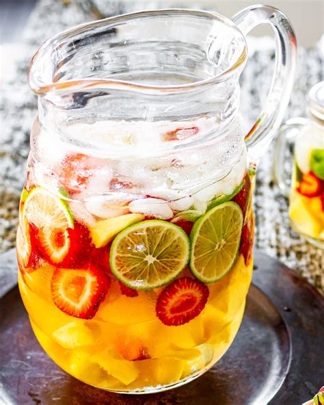 a gorgeous pitcher of freshly made white sangria | Jo cooks, Sangria ...