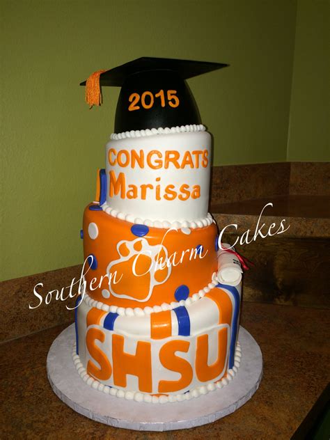 Shsu Graduation Cake - CakeCentral.com