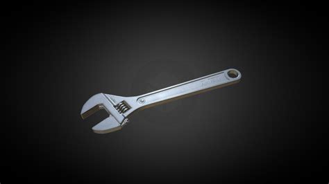Adjustable wrench - Download Free 3D model by in4expo [2414a4b] - Sketchfab