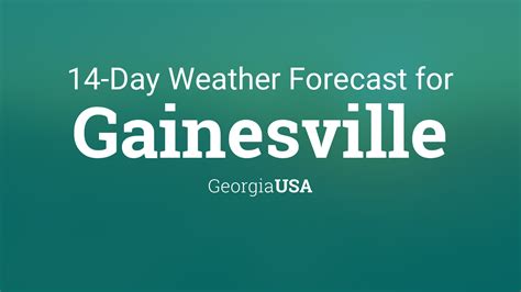 Gainesville, Georgia, USA 14 day weather forecast